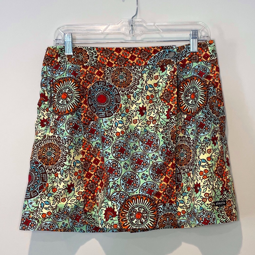 Athleta Mandala Wrap Active Skort size 8